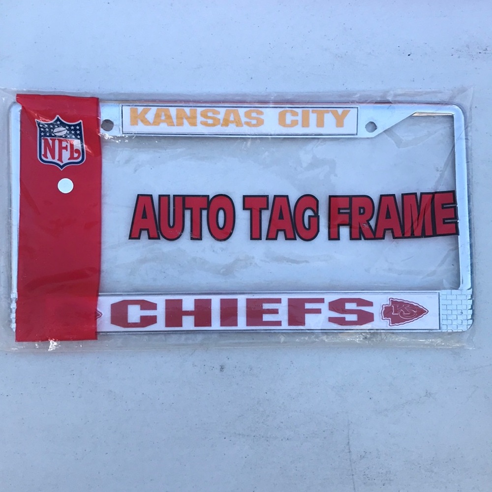 NFL Kansas City Chiefs auto tag